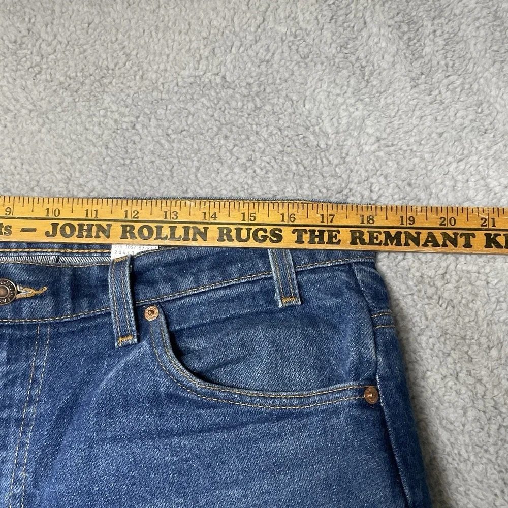 Vintage 90s Levis Jeans Mens 36x34 Blue Denim 517 Boot Cut Orange Tab Made M USA
